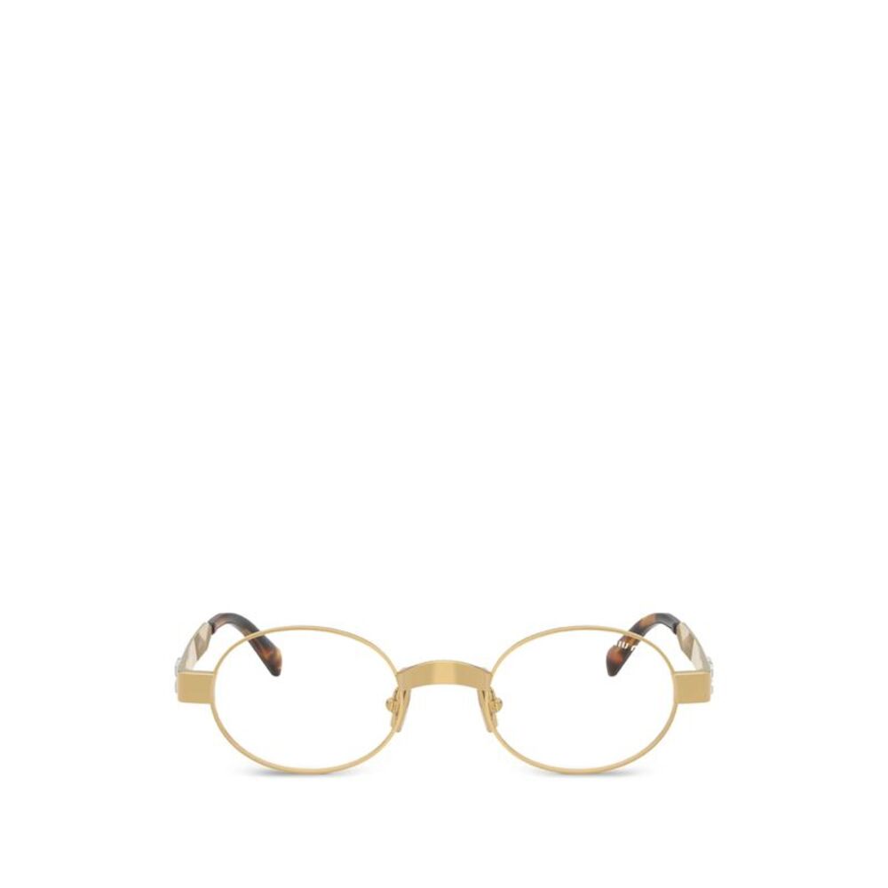 Miu Miu Gold Glasses & Frames Men